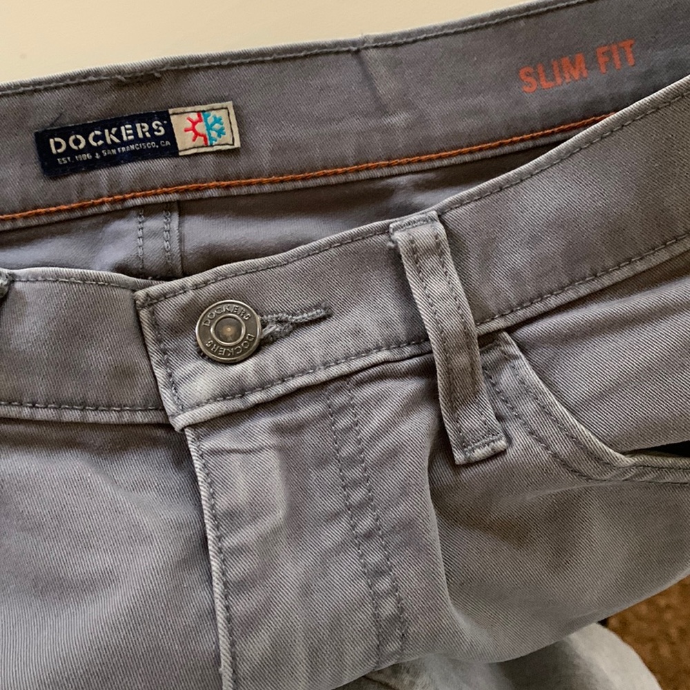 Dockers Gray Slim Fit Pants